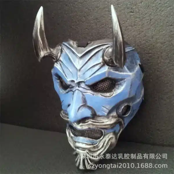 Anime Inu x Boku SS Shirakiin Ririchiyo Atavistic Mikofuku Cosplay Mask Samurai Mask Japan Prajna Mask 3