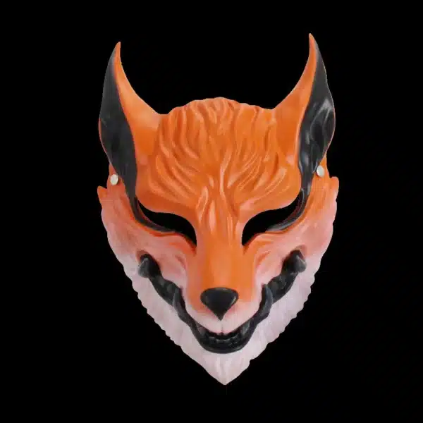 New Uzumaki Jinch riki Nine tailed Fox Cosplay Mask Fox Demon Nine Tails Japan Anime Mythology 2