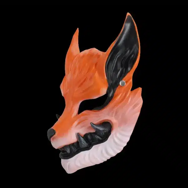 New Uzumaki Jinch riki Nine tailed Fox Cosplay Mask Fox Demon Nine Tails Japan Anime Mythology 3