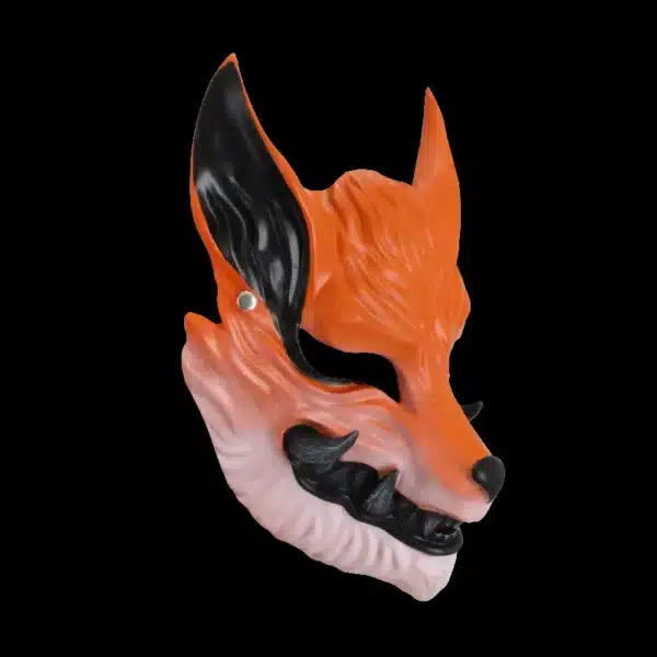 New Uzumaki Jinch riki Nine tailed Fox Cosplay Mask Fox Demon Nine Tails Japan Anime Mythology 5